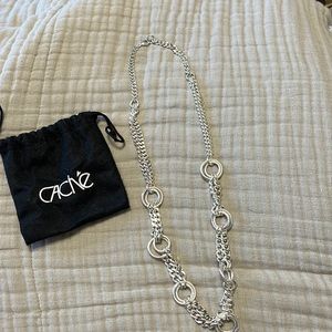Chunky Cache vintage silver necklace